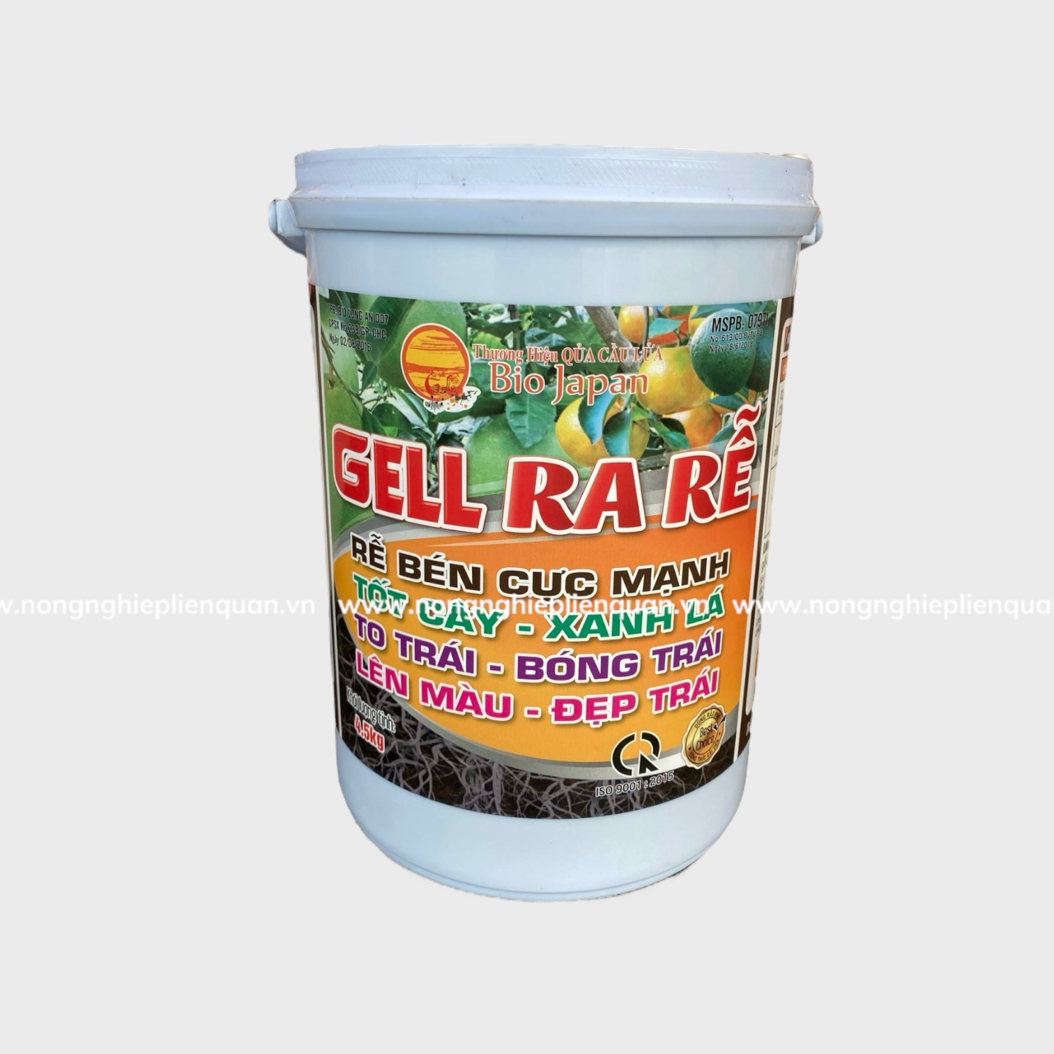 XÔ GEL RA RỄ 4,5kg