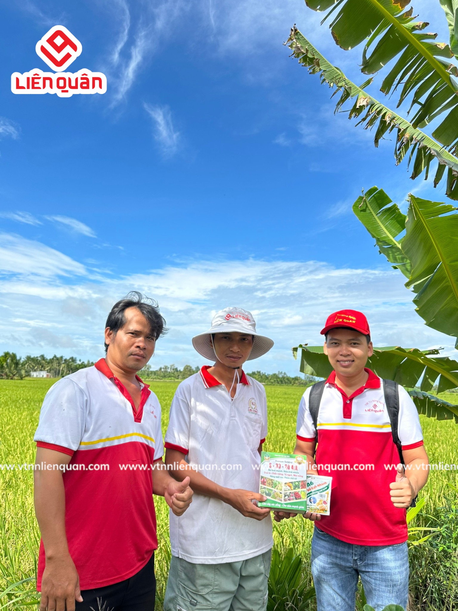 TeamLiênQuân Thăm Ruộng Hia Đạt ở Cây Sộp - Kế Sách - Sóc Trăng