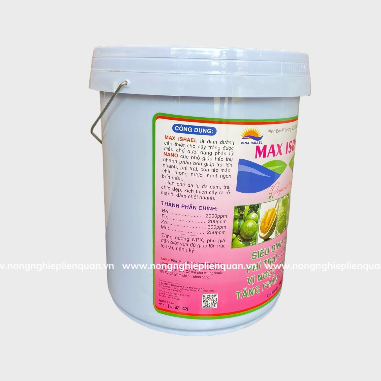 XÔ GEL MAX ISRAEL (20KG)