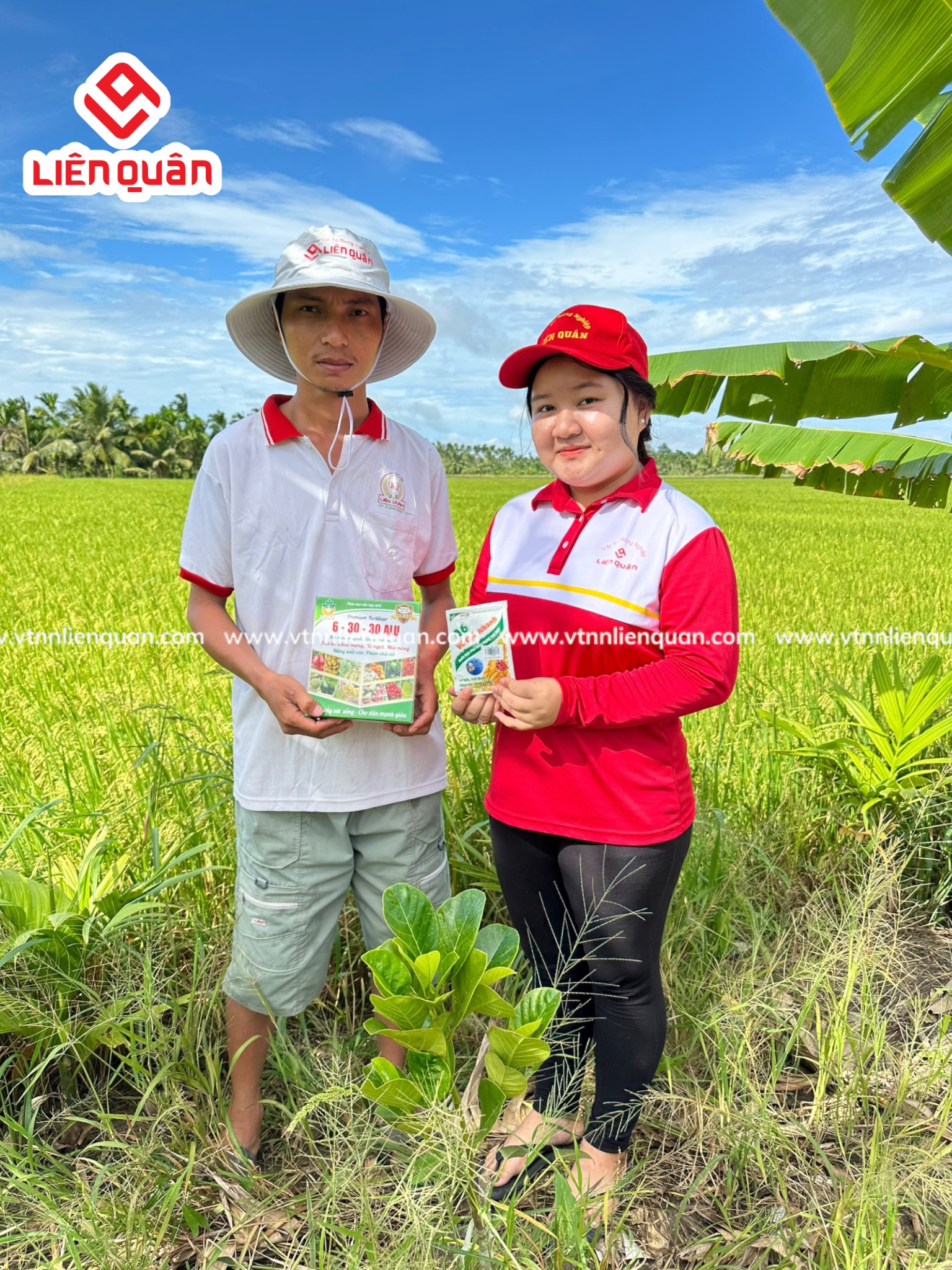 TeamLiênQuân Thăm Ruộng Hia Đạt ở Cây Sộp - Kế Sách - Sóc Trăng