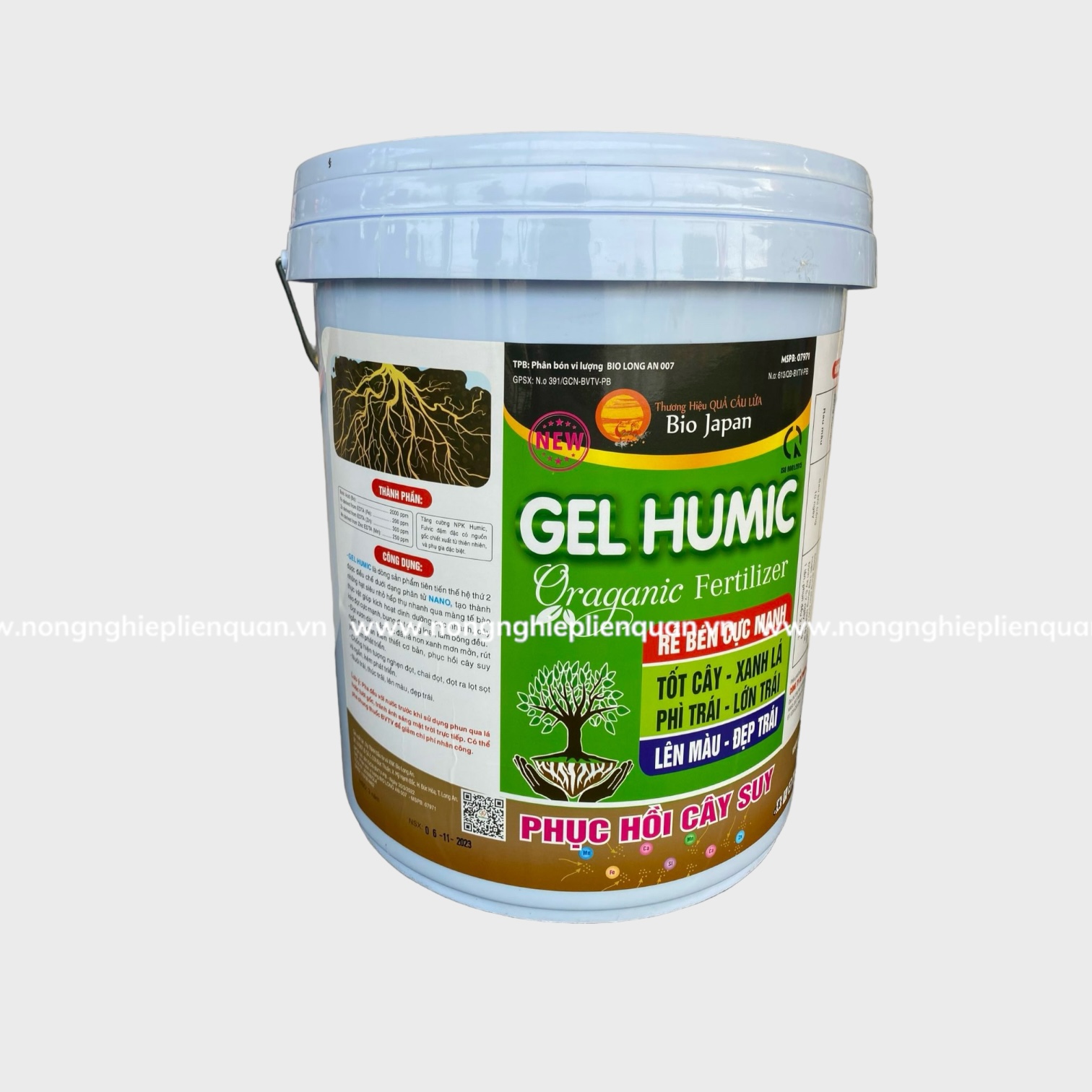 XÔ GEL HUMIC (20kg) (QCL)