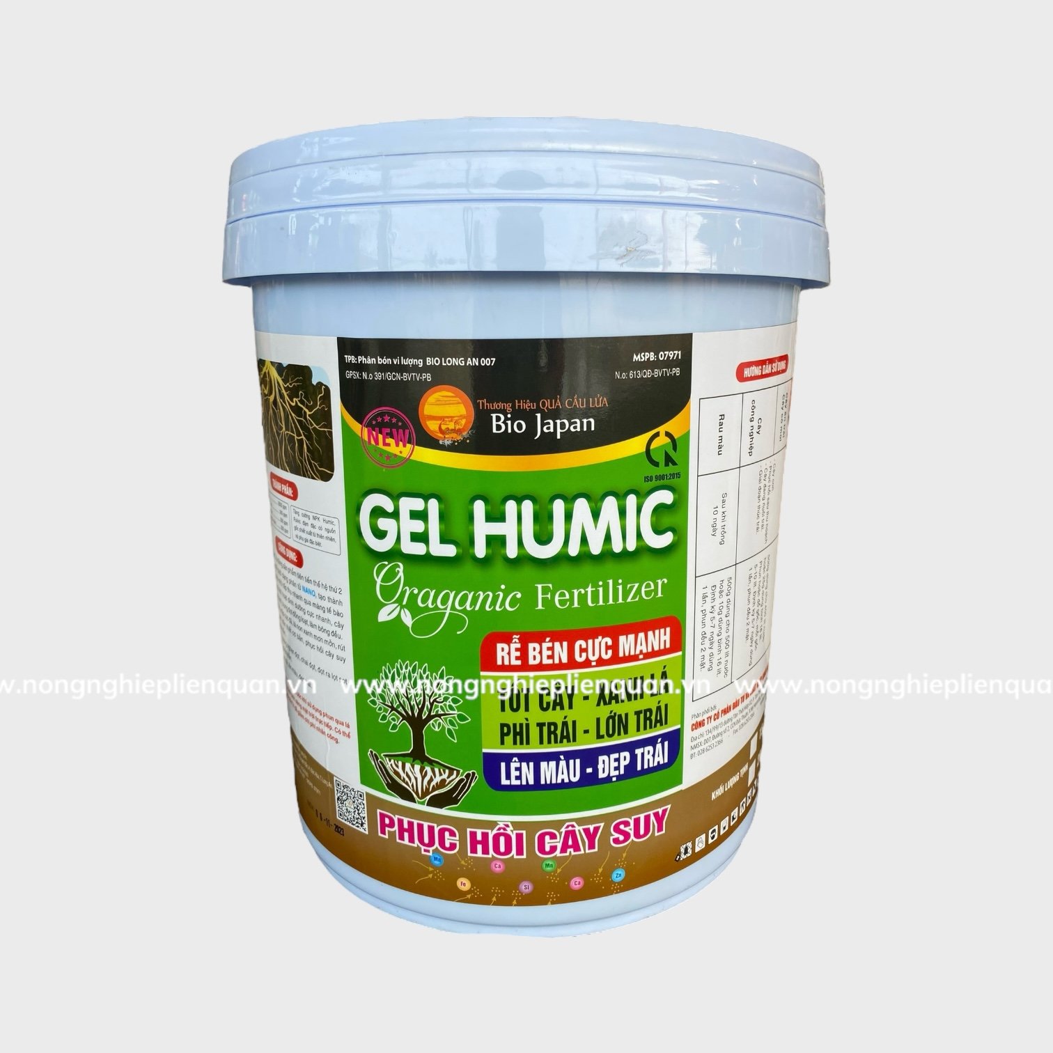 XÔ GEL HUMIC (20kg) (QCL)