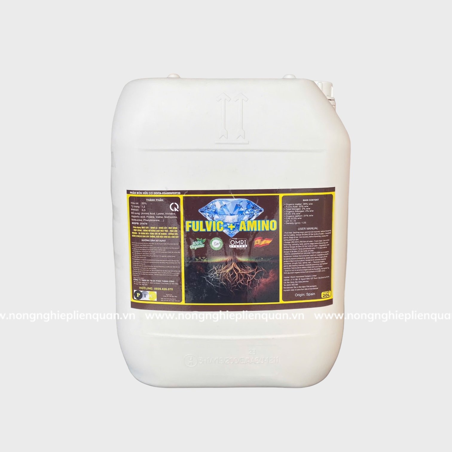 CAN FULVIC AMINO 20L