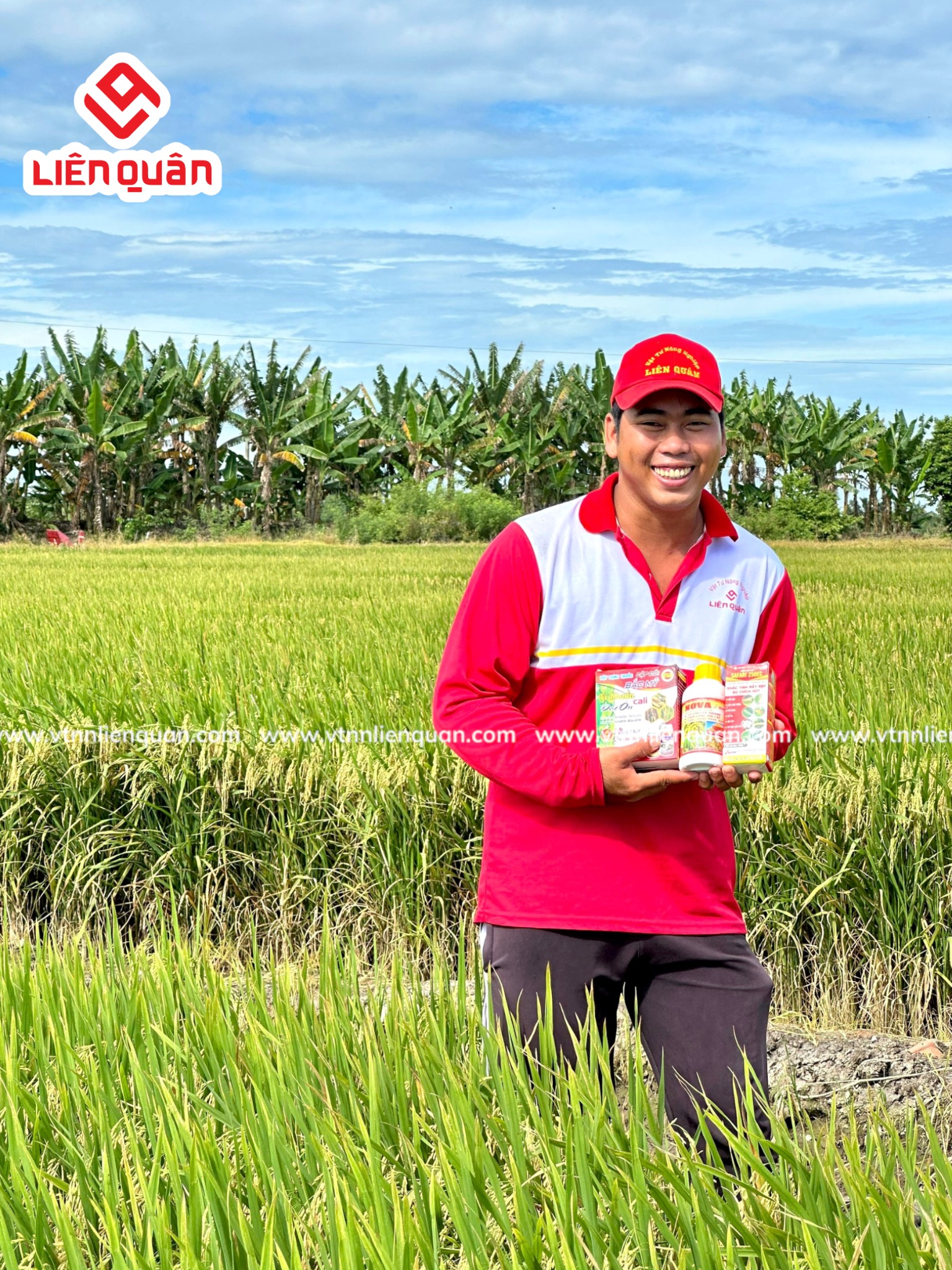 TeamLiênQuân thăm ruộng anh Chú Văn địa chỉ : Phú Tâm - Châu Thành - Sóc trăng