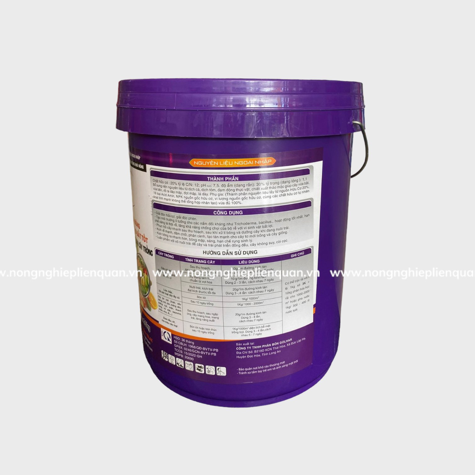 XÔ 3K (20kg)