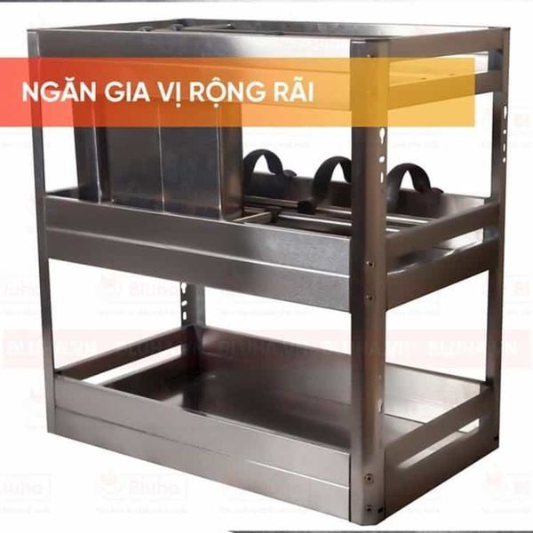Giá chai lọ dao thớt EuroGold Inox hộp