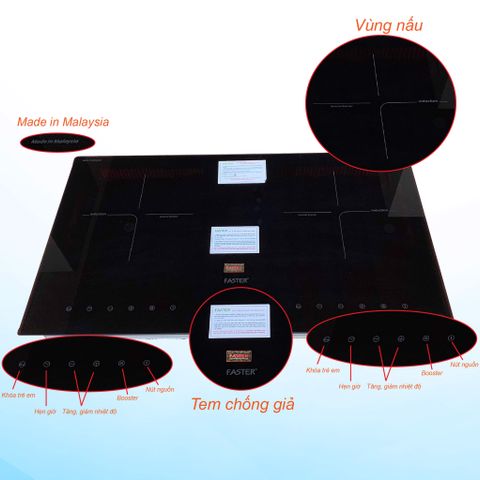 Bếp từ Faster FS 788I nhập khẩu Malaysia
