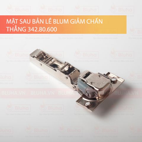 Bản lề giảm chấn Blum thẳng 342.80.600 - Clip Top 107°
