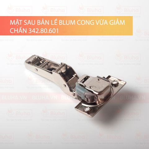 Bản lề giảm chấn Blum cong vừa 342.80.601 - Clip Top 107°