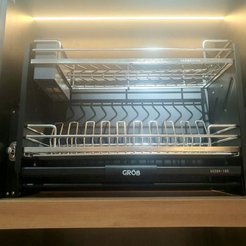 Giá bát nâng hạ Grob GO304 inox sus304 nan oval