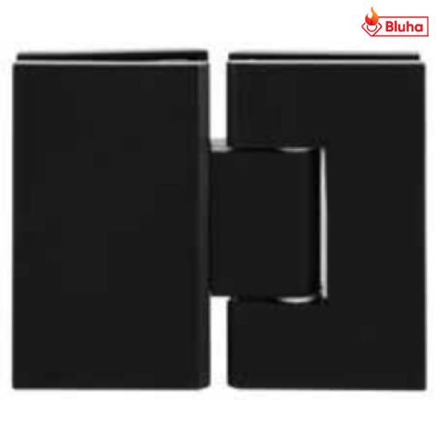 Bản lề kính-kính 180° Hafele màu đen 981.00.513