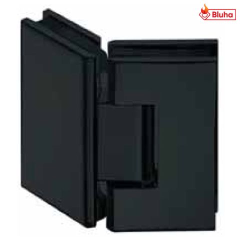 Bản lề kính-kính 135° Hafele màu đen 981.00.523