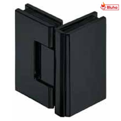 Bản lề kính-kính 90° Hafele màu đen 981.00.533