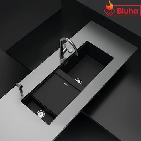 Chậu rửa bát Hafele  WORK STATION  đá Granite HS-GDD11446 D-150 570.35.340