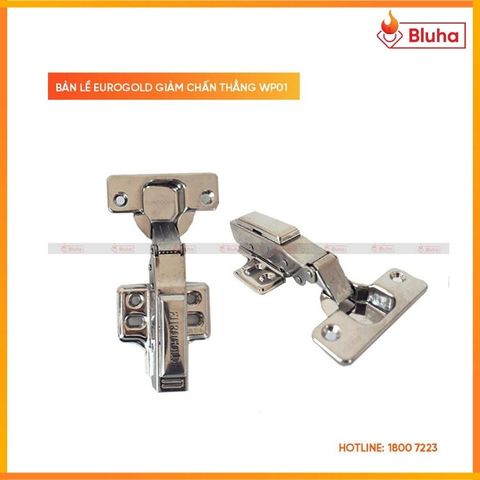 Bản lề Eurogold Inox 304 giảm chấn thẳng WP01