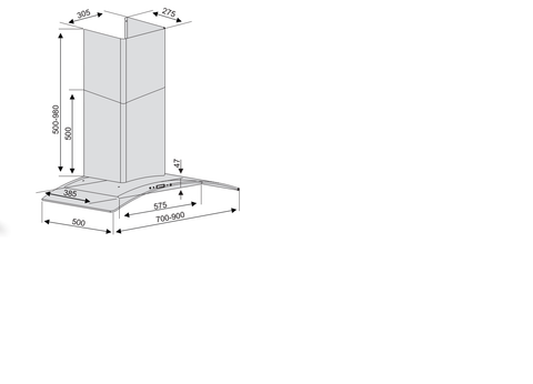 Máy hút mùi Lorca TA 2005C