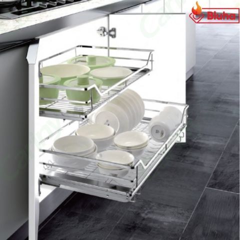 Giá bát đĩa đa năng Cariny inox sợi SUS 304 điện hóa