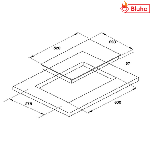 Bếp điện Hafele 2 vùng nấu HC-R302A
