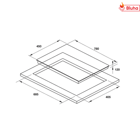 Bếp gas Hafele 2 vùng nấu HC-G782A