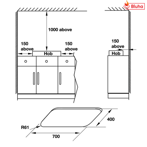 Bếp gas Hafele 2 vùng nấu HC-G802C