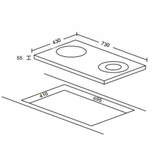 Bếp hồng ngoại Robam W210