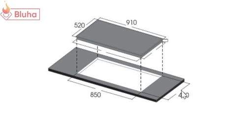 Bếp từ Faster FS – 960TS toàn vùng nấu Freezone Induction Cooktop