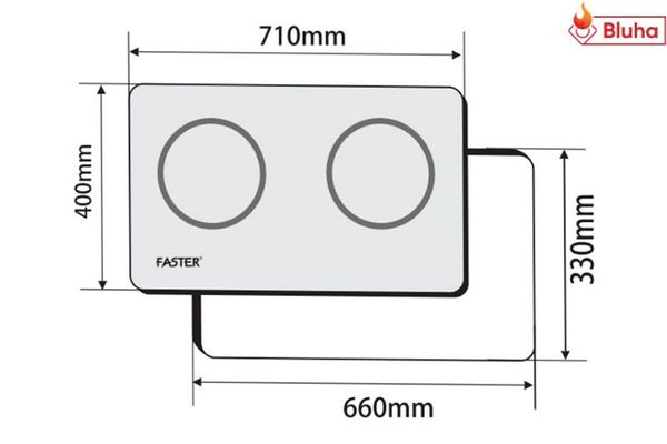 Bếp từ Faster FS 2SI
