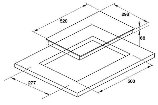 Bếp từ Hafele 536.01.900 2 vùng nấu HC-I302D