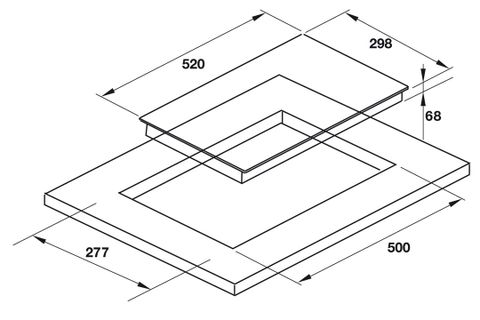 Bếp từ Hafele 536.01.900 2 vùng nấu HC-I302D