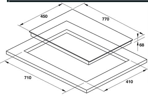 Bếp từ kết hợp điện Hafele 536.01.705