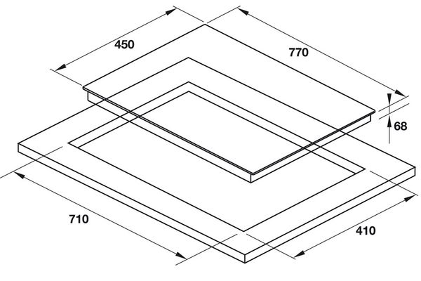 Bếp từ kết hợp điện Hafele 536.61.695 HC-M772D