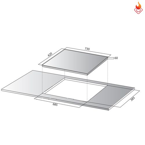 Bếp từ Kocher DI 802GE made in Gemany
