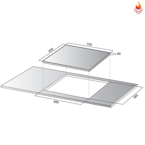 Bếp từ Kocher DI-806GE02 made in Gemany