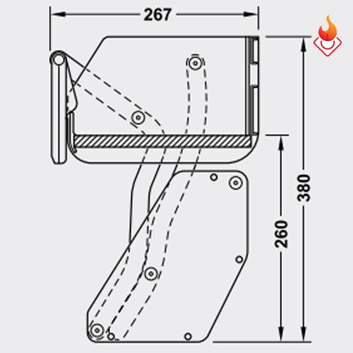 Bộ kệ nâng hạ HAFELE IMOVE khay đơn 504.68.913 - 504.68.915