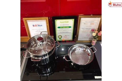 Bộ nồi inox Fivestar FS08CG1 nắp kính