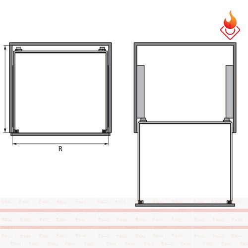Bộ rổ chén đĩa Cucina Hafele Cappella inox mạ crom