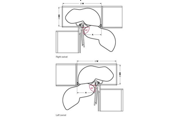 Bộ rổ góc Hafele LEMANS II