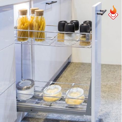 Bộ rổ kéo để gia vị Hafele 549.34.022 - 549.34.021