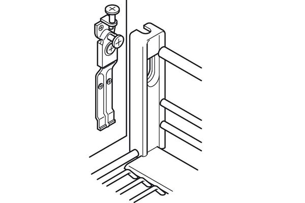 Bộ rổ kéo Hafele 549.24.952 Cooking Agent, cửa bản lề
