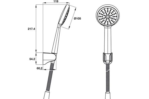 Bộ sen tay AIRSENSE Hafele 485.60.612