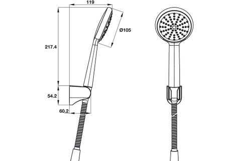 Bộ sen tay AIRSENSE Hafele 485.60.612