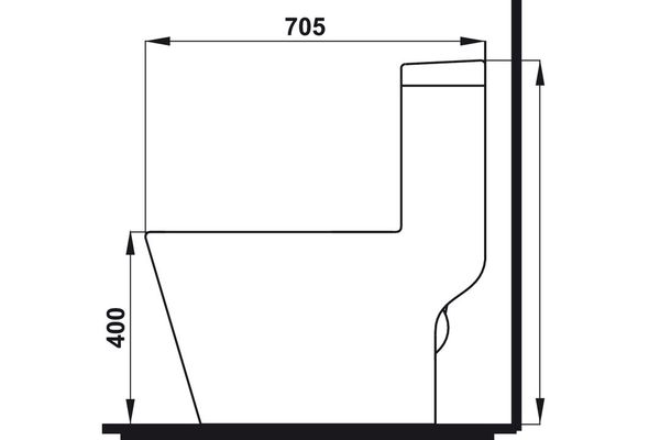 Bồn cầu một khối Hafele ICONIC 588.79.402