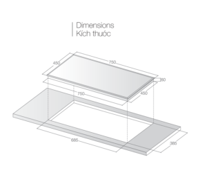 Bếp từ đôi Lorca LCI-809S