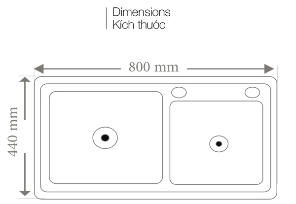 Chậu rửa bát Lorca TA 294V