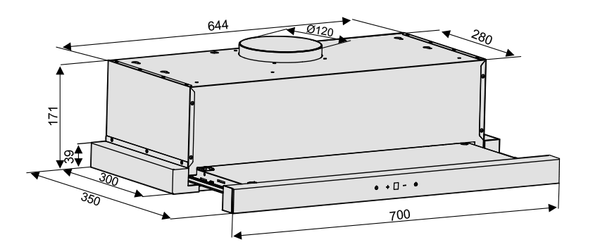 Máy hút mùi Lorca TA 3005C
