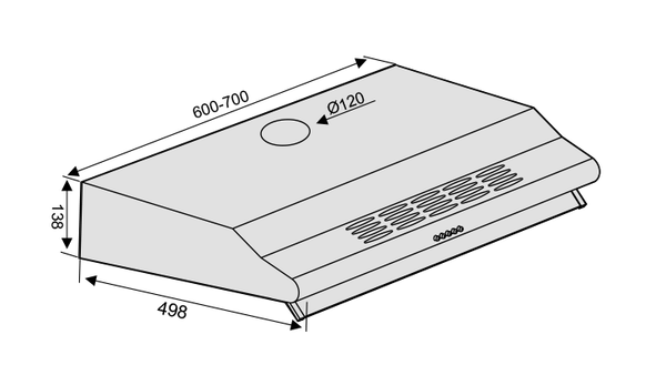 Máy hút mùi Lorca TA 3007M