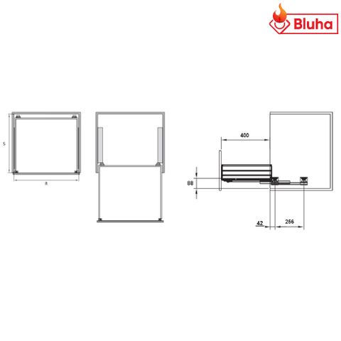 Bộ rổ xoong nồi Cucina Hafele Cappella inox mạ crom