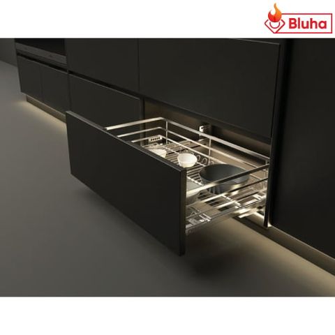 Bộ rổ xoong nồi Cucina Hafele Cappella inox mạ crom