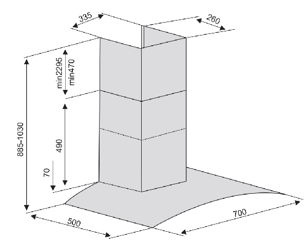 Máy hút mùi Lorca TA 2005T