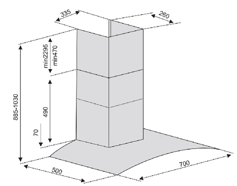 Máy hút mùi Lorca TA 2005T